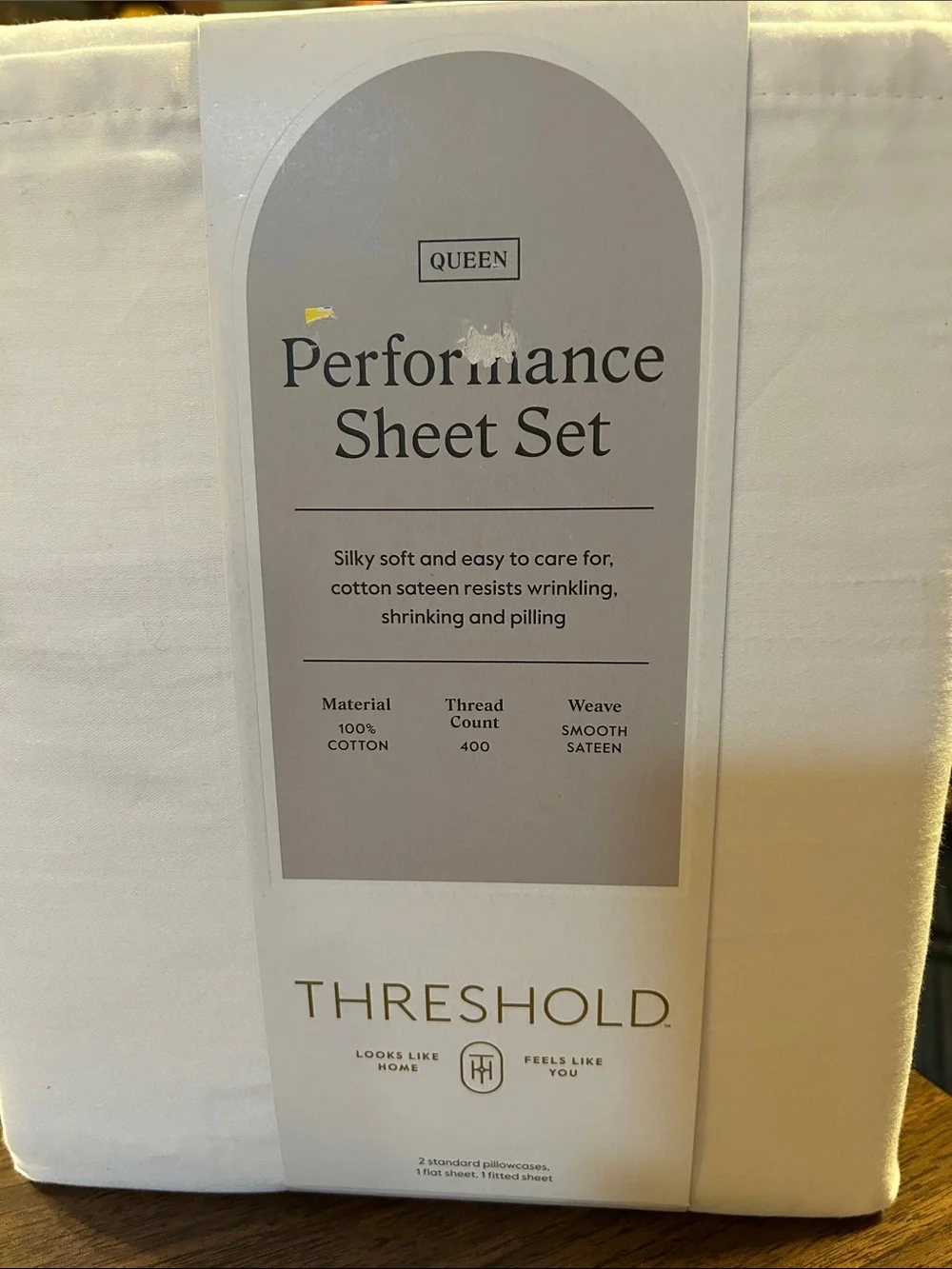 Threshold White Performance Sheet Set - Queen
